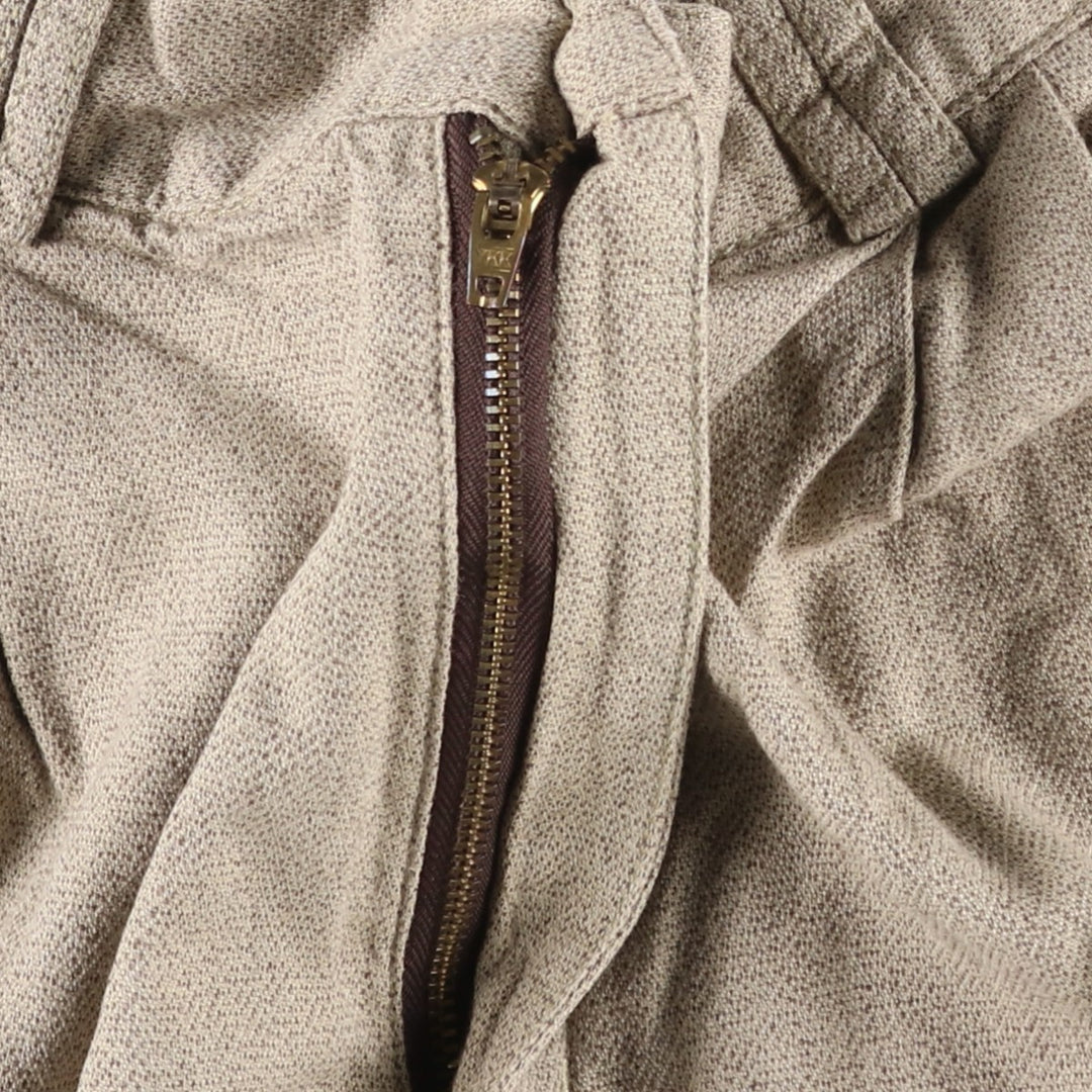 Nike Golf Two-Pleat Cotton Shorts, Men's Size W32 (approx.) cotton Beige type Vintage Second Hand