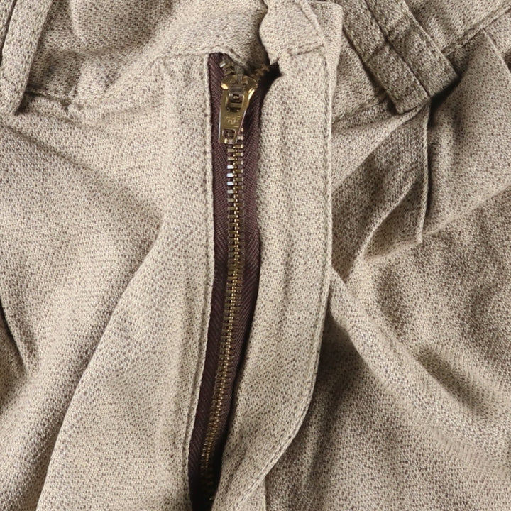 Nike Golf Two-Pleat Cotton Shorts, Men's Size W32 (approx.) cotton Beige type Vintage Second Hand