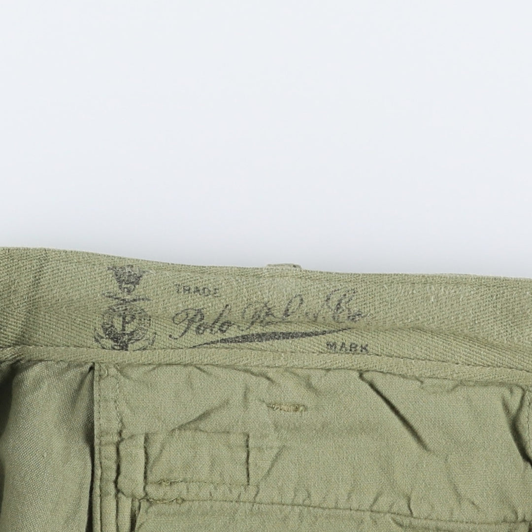 Ralph Lauren POLO RALPH LAUREN CLASSIC FIT Linen Shorts, Men's Size W37 (approx.) unclear Khaki type Vintage Second Hand