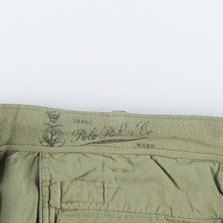 Ralph Lauren POLO RALPH LAUREN CLASSIC FIT Linen Shorts, Men's Size W37 (approx.) unclear Khaki type Vintage Second Hand