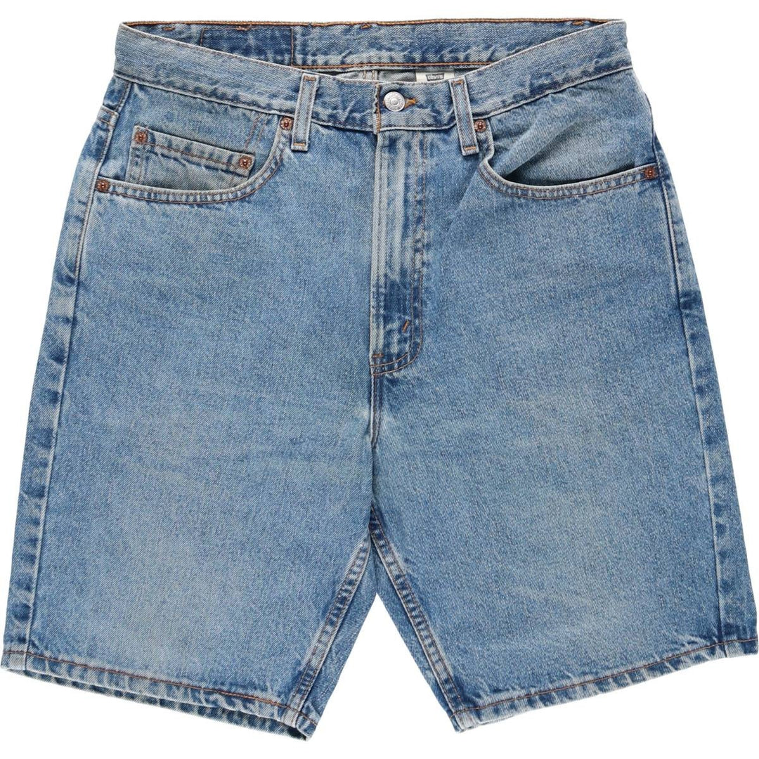 2000'S Levi's 505 Regular Fit Denim Shorts, Made in USA, Men's Size W33 (approx.) cotton blue type Vintage Second Hand