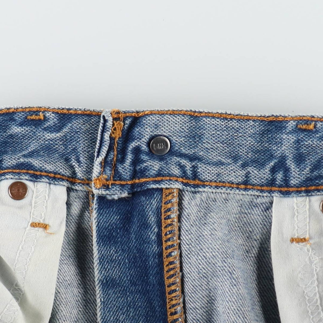 2000'S Levi's 505 Regular Fit Denim Shorts, Made in USA, Men's Size W33 (approx.) cotton blue type Vintage Second Hand
