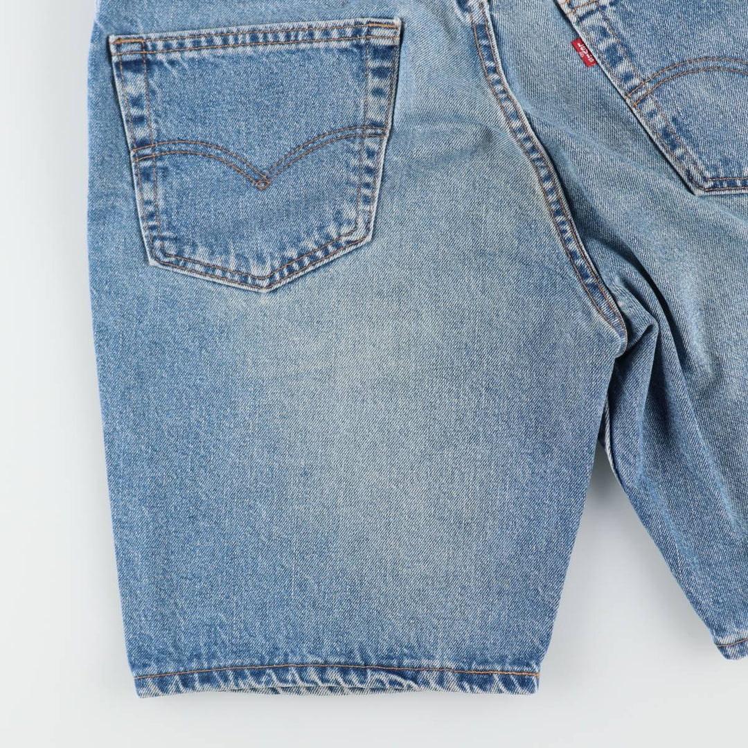 2000'S Levi's 505 Regular Fit Denim Shorts, Made in USA, Men's Size W33 (approx.) cotton blue type Vintage Second Hand