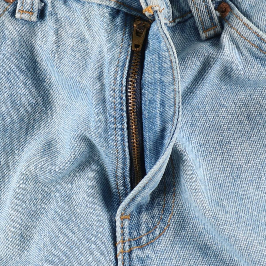 90'S Levi's 550 Relaxed Fit Orange Tab Denim Shorts, Made in USA, Men's W30 (approx.), Vintage cotton blue type Vintage Second Hand