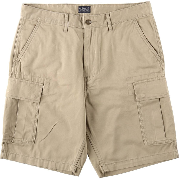 Levi's cargo shorts, men's size W36 (approx.) cotton Beige type Vintage Second Hand