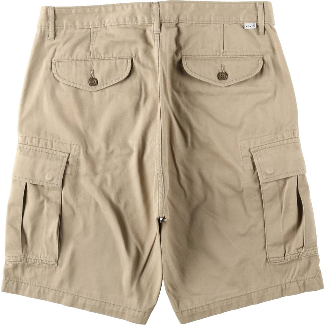 Levi's cargo shorts, men's size W36 (approx.) cotton Beige type Vintage Second Hand