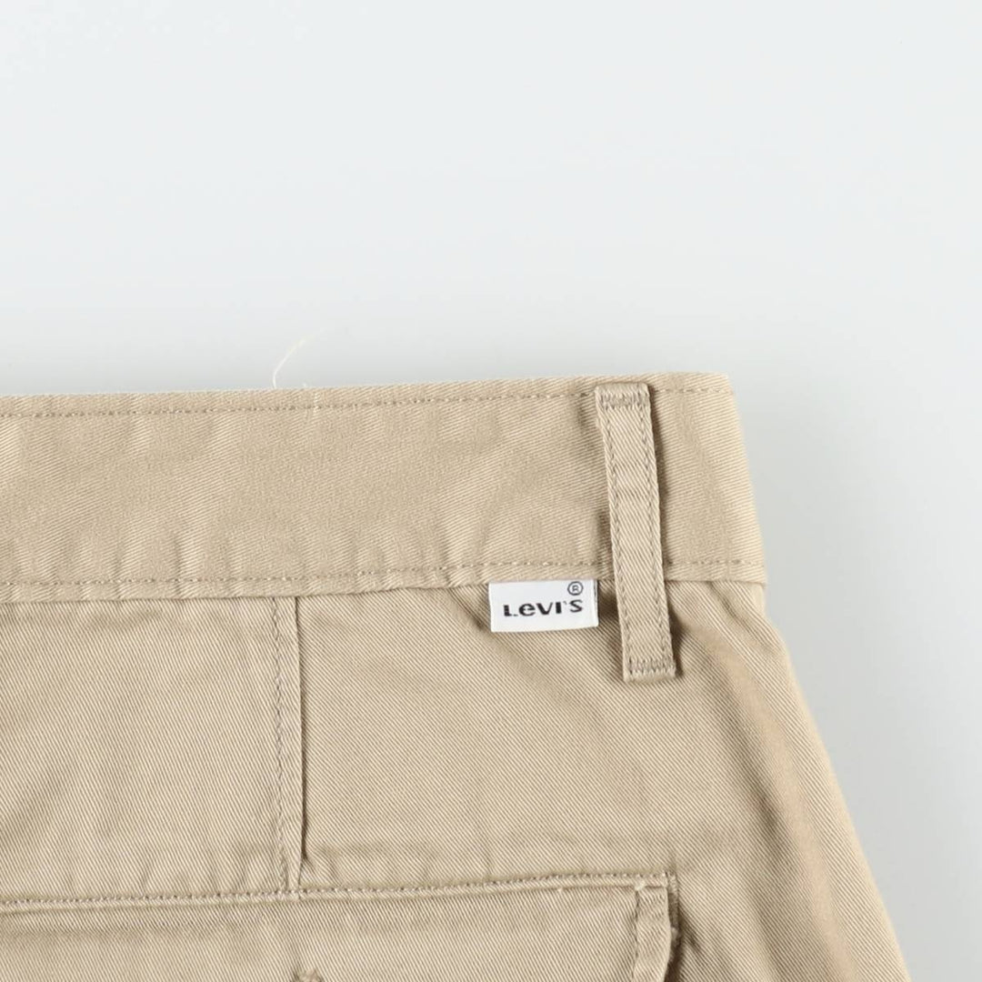 Levi's cargo shorts, men's size W36 (approx.) cotton Beige type Vintage Second Hand