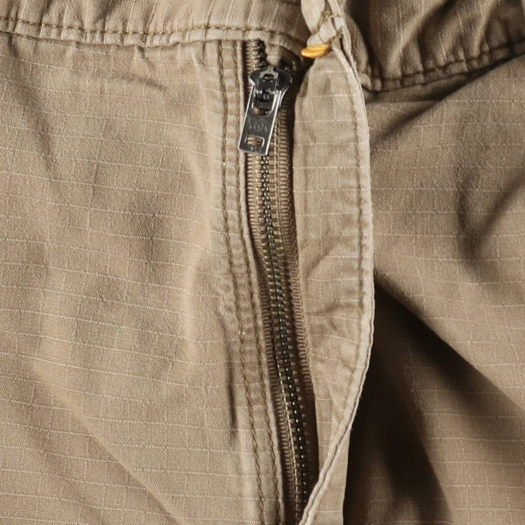 Carhartt Relaxed Fit Force Ripstop Cargo Shorts (Men's W36 equivalent) cotton Beige type Vintage Second Hand