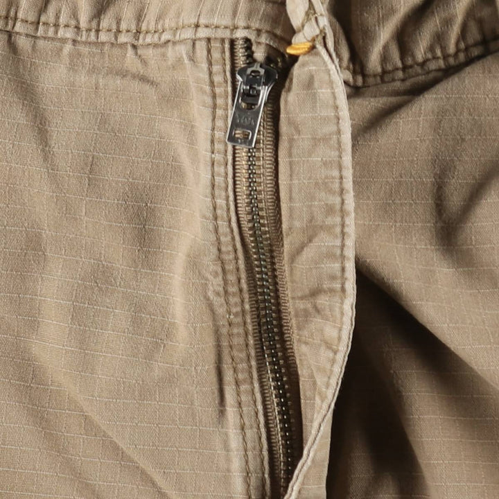 Carhartt Relaxed Fit Force Ripstop Cargo Shorts (Men's W36 equivalent) cotton Beige type Vintage Second Hand