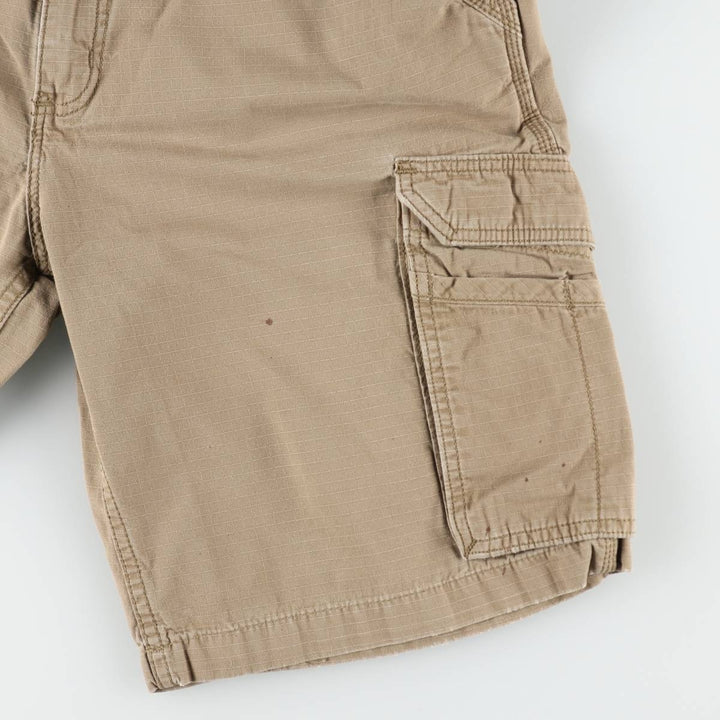 Carhartt Relaxed Fit Force Ripstop Cargo Shorts (Men's W36 equivalent) cotton Beige type Vintage Second Hand