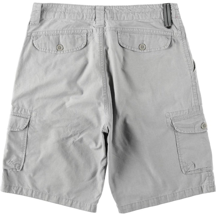 Oakley Regular Fit Sample Cargo Shorts with Reflective Details - Men's Size W35 (approx.) cotton gray type Vintage Second Hand