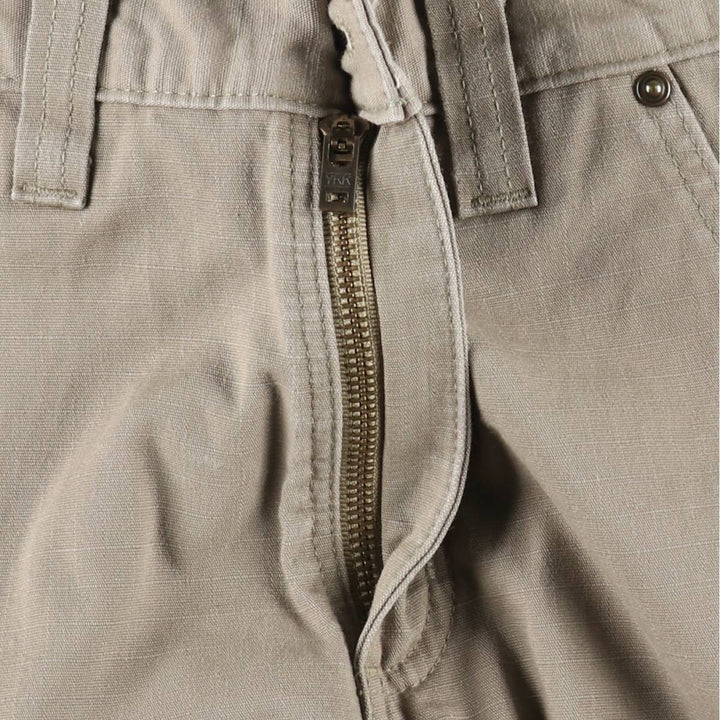 Carhartt Relaxed Fit Ripstop Cargo Shorts (Men's W30 equivalent) cotton beige type brown Vintage Second Hand