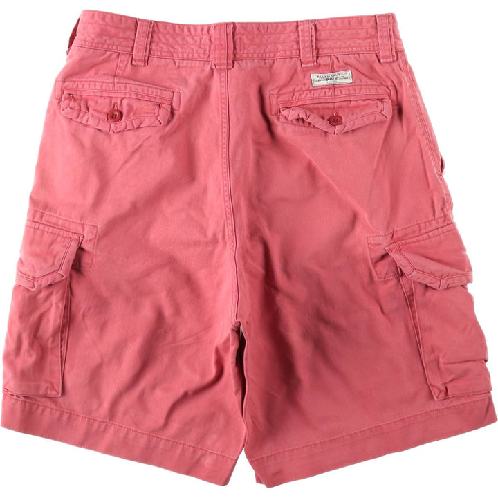 Ralph Lauren POLO RALPH LAUREN cargo shorts short pants men's w36 equivalent cotton pink type Vintage Second Hand
