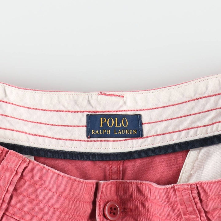 Ralph Lauren POLO RALPH LAUREN cargo shorts short pants men's w36 equivalent cotton pink type Vintage Second Hand