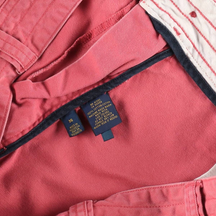 Ralph Lauren POLO RALPH LAUREN cargo shorts short pants men's w36 equivalent cotton pink type Vintage Second Hand