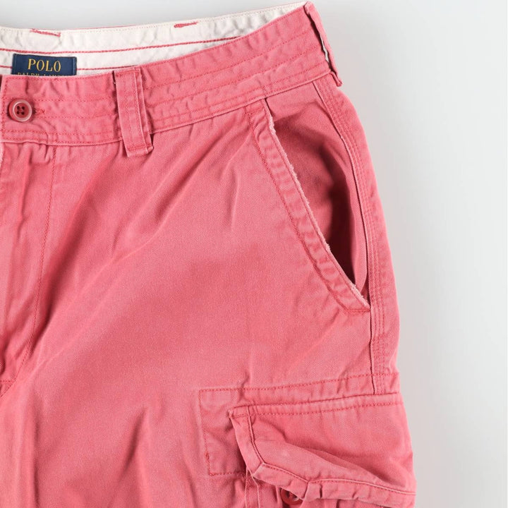 Ralph Lauren POLO RALPH LAUREN cargo shorts short pants men's w36 equivalent cotton pink type Vintage Second Hand