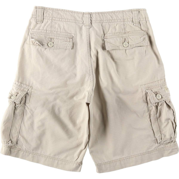 Ralph Lauren POLO JEANS COMPANY Ripstop Cargo Shorts, Men's Size W35 (approx.) cotton Beige type Vintage Second Hand