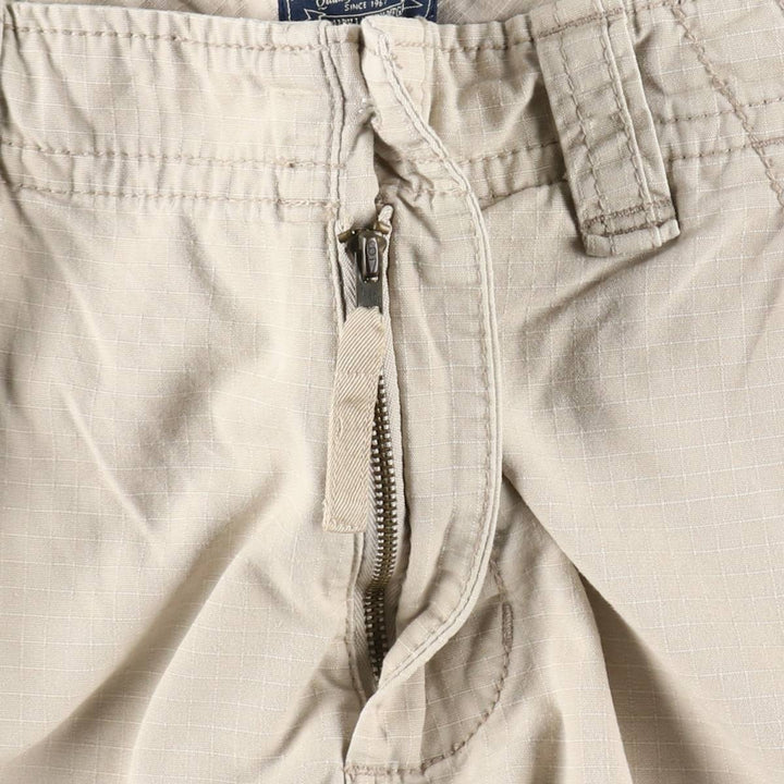 Ralph Lauren POLO JEANS COMPANY Ripstop Cargo Shorts, Men's Size W35 (approx.) cotton Beige type Vintage Second Hand
