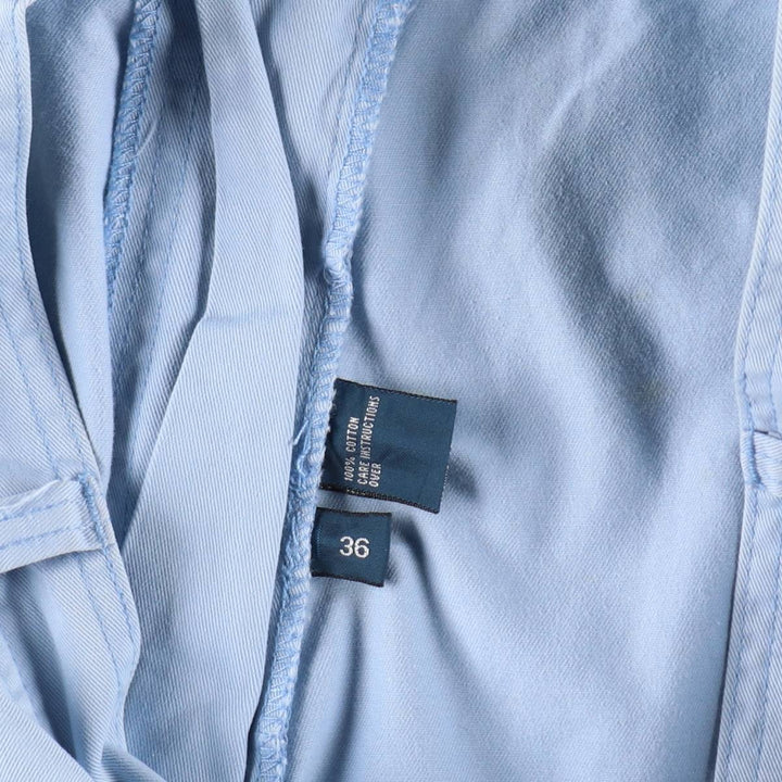 Ralph Lauren POLO by Ralph Lauren 67 CHINO Cargo Shorts, Men's Size W36 (approx.) cotton Blue type light blue Vintage Second Hand