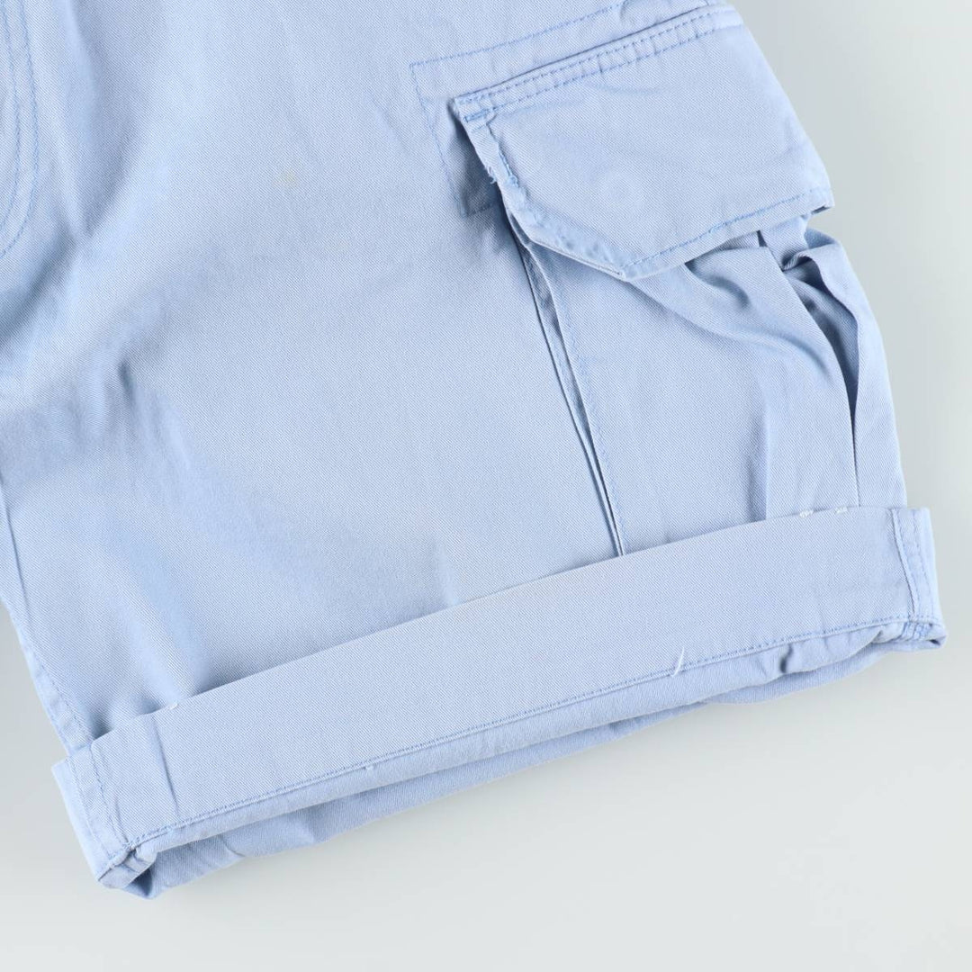 Ralph Lauren POLO by Ralph Lauren 67 CHINO Cargo Shorts, Men's Size W36 (approx.) cotton Blue type light blue Vintage Second Hand