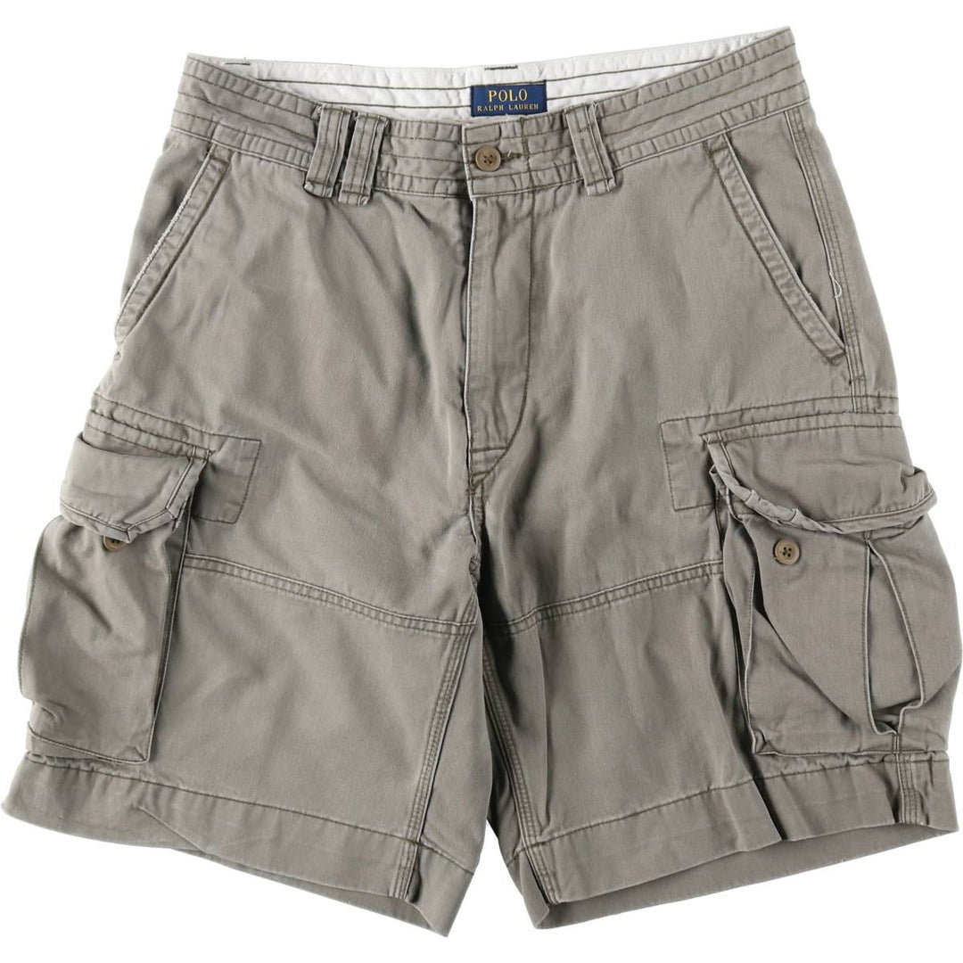 Ralph Lauren POLO RALPH LAUREN cargo shorts short pants men's w34 equivalent cotton gray type Vintage Second Hand