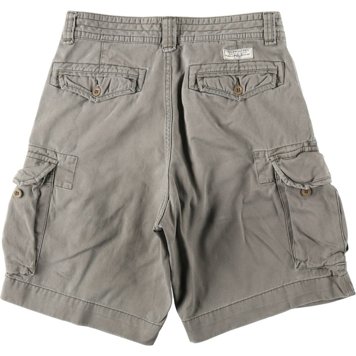 Ralph Lauren POLO RALPH LAUREN cargo shorts short pants men's w34 equivalent cotton gray type Vintage Second Hand