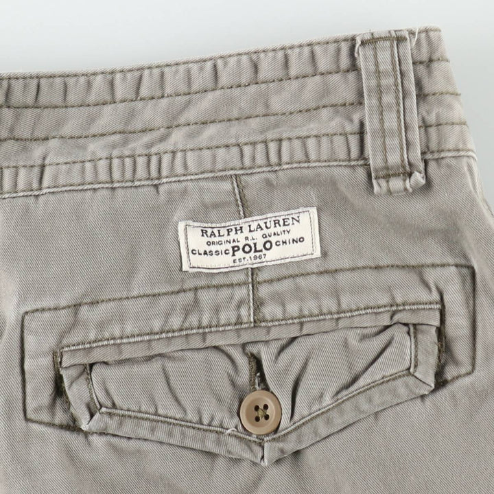 Ralph Lauren POLO RALPH LAUREN cargo shorts short pants men's w34 equivalent cotton gray type Vintage Second Hand