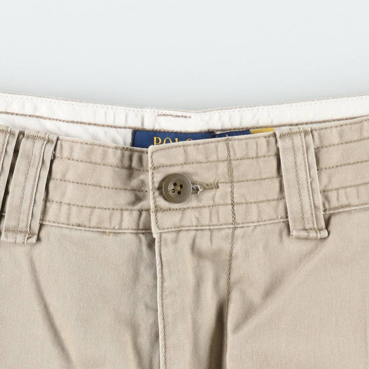 Ralph Lauren POLO RALPH LAUREN cargo shorts, men's size W35 cotton Beige type Vintage Second Hand