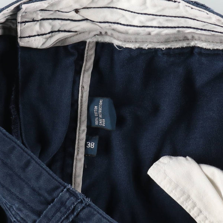Ralph Lauren POLO by Ralph Lauren cargo shorts, men's size W39 (approx.) cotton navy blue type Vintage Second Hand