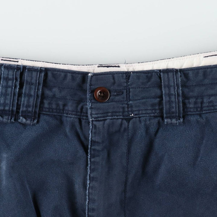 Ralph Lauren POLO by Ralph Lauren cargo shorts, men's size W39 (approx.) cotton navy blue type Vintage Second Hand
