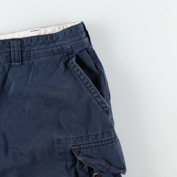 Ralph Lauren POLO by Ralph Lauren cargo shorts, men's size W39 (approx.) cotton navy blue type Vintage Second Hand