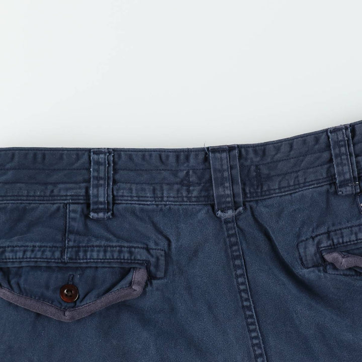 Ralph Lauren POLO by Ralph Lauren cargo shorts, men's size W39 (approx.) cotton navy blue type Vintage Second Hand