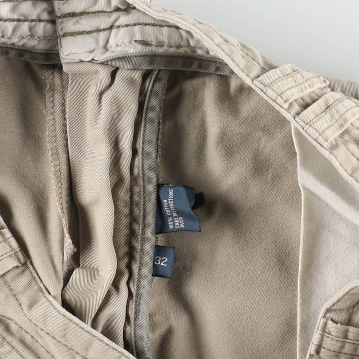 Ralph Lauren POLO by Ralph Lauren cargo shorts, short pants, men's size w33 cotton Beige type Vintage Second Hand