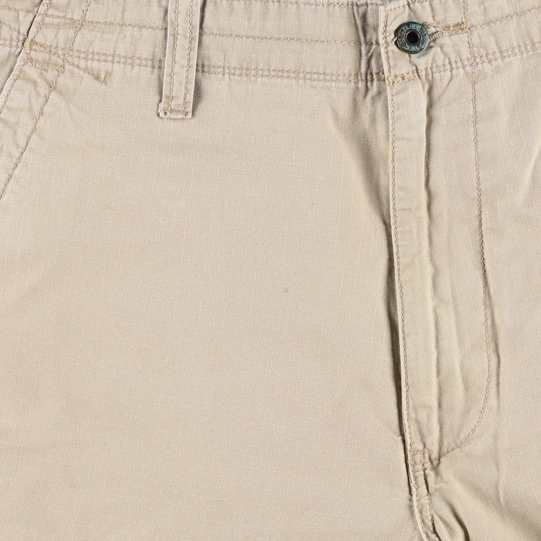 Ralph Lauren POLO JEANS COMPANY Ripstop Military Cargo Shorts (Men's size W38 equivalent) cotton Beige type Vintage Second Hand