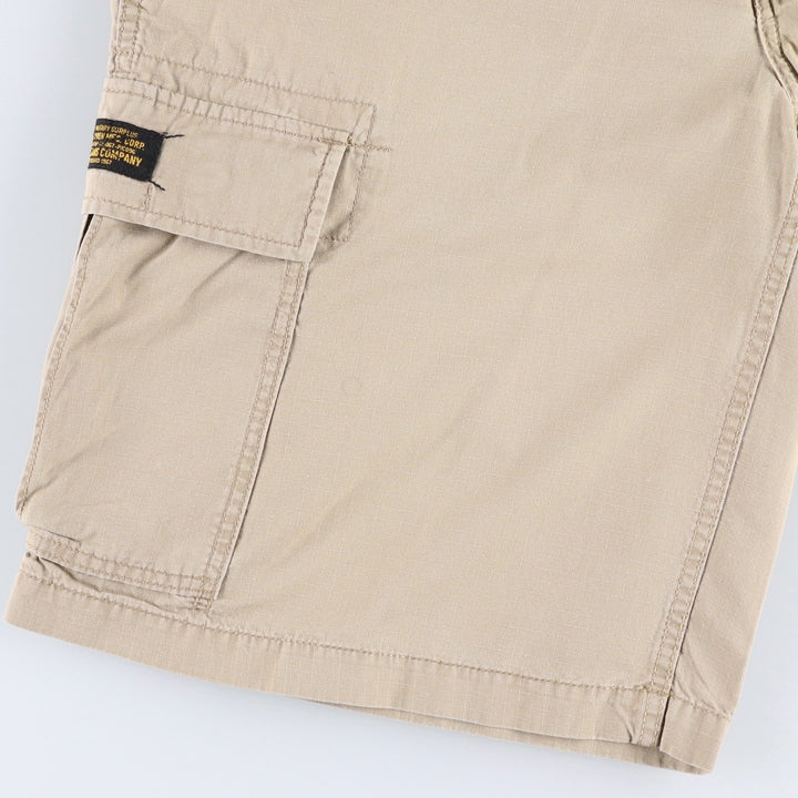 Ralph Lauren POLO JEANS COMPANY Ripstop Military Cargo Shorts (Men's size W38 equivalent) cotton Beige type Vintage Second Hand