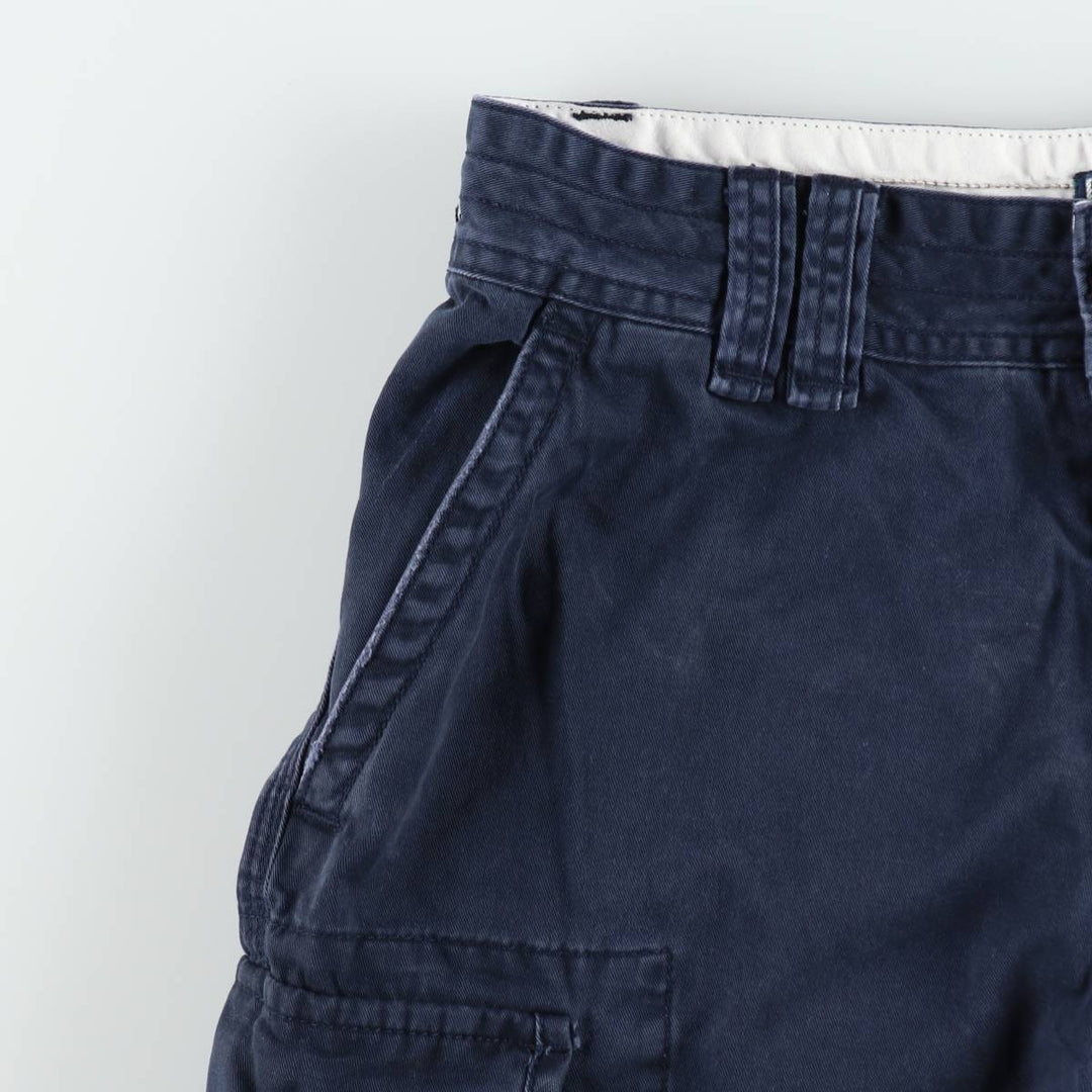 Ralph Lauren POLO by Ralph Lauren cargo shorts, short pants, men's size w32 cotton navy blue type Vintage Second Hand