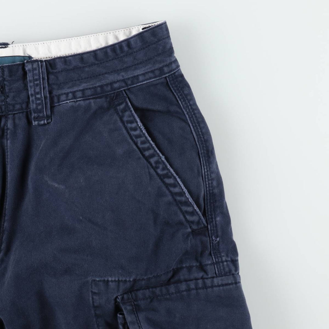 Ralph Lauren POLO by Ralph Lauren cargo shorts, short pants, men's size w32 cotton navy blue type Vintage Second Hand