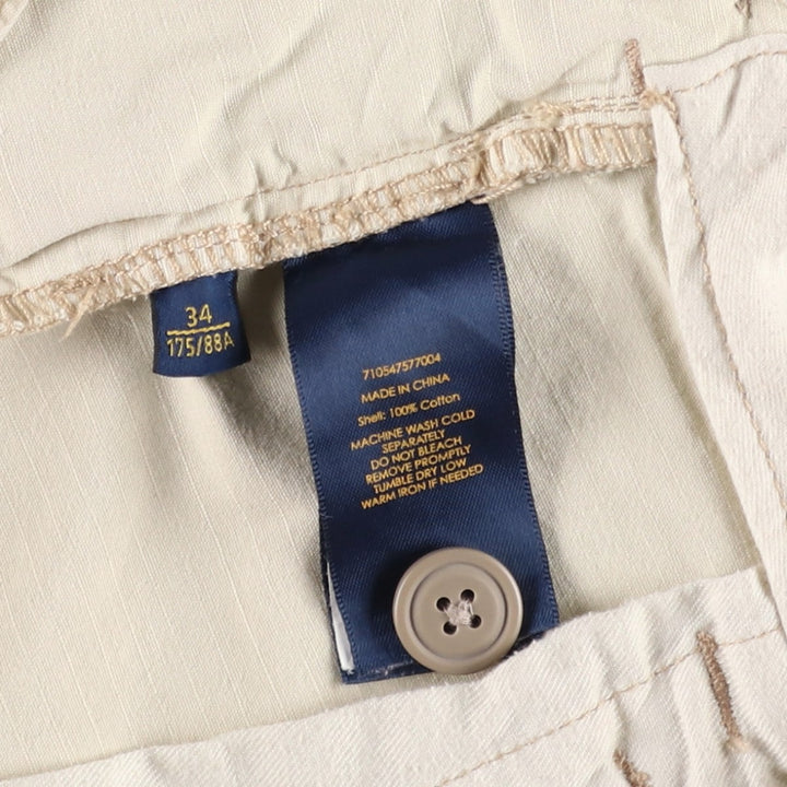 Ralph Lauren POLO RALPH LAUREN Ripstop Military Shorts Cargo Pants Men's W37 (approx.) cotton unbleached Vintage Second Hand