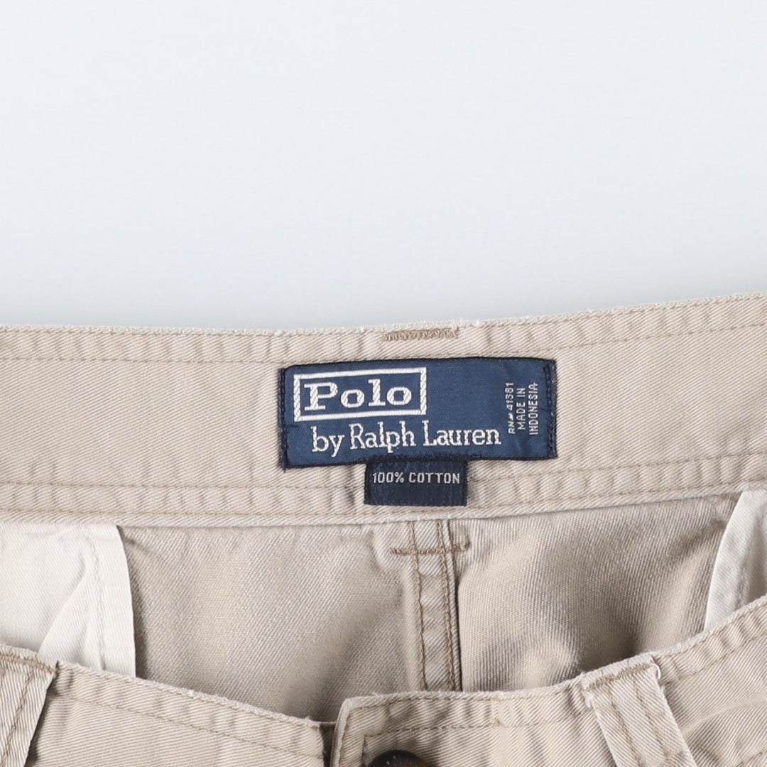 Ralph Lauren POLO by Ralph Lauren cargo shorts, short pants, men's w35 equivalent cotton Beige type Vintage Second Hand