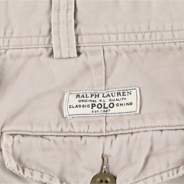 Ralph Lauren POLO by Ralph Lauren cargo shorts, short pants, men's w35 equivalent cotton Beige type Vintage Second Hand