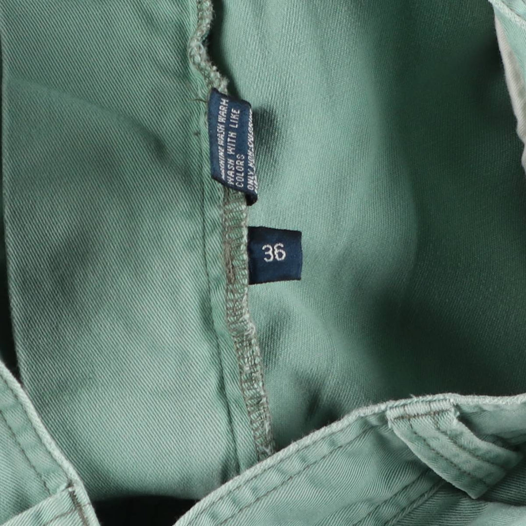 Ralph Lauren POLO by Ralph Lauren cargo shorts, short pants, men's size w36 cotton Mint green Vintage Second Hand