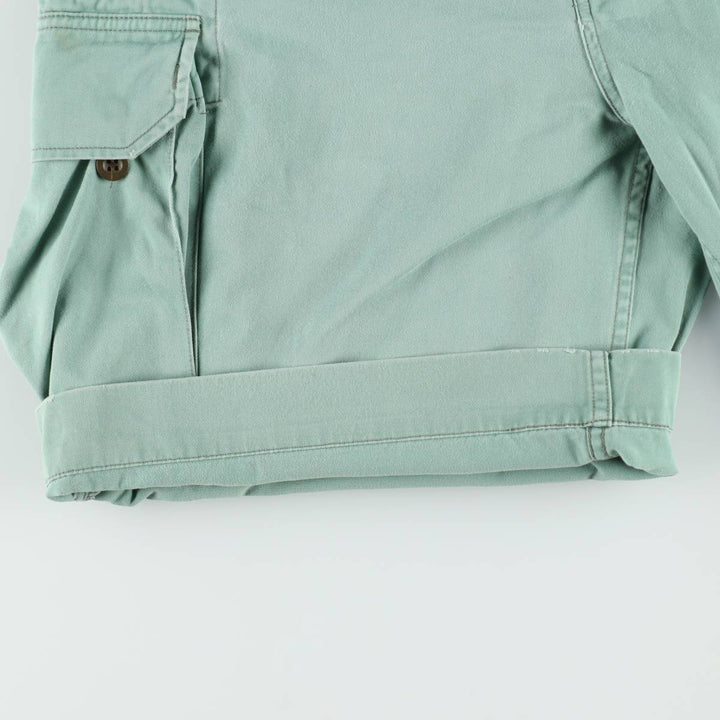 Ralph Lauren POLO by Ralph Lauren cargo shorts, short pants, men's size w36 cotton Mint green Vintage Second Hand