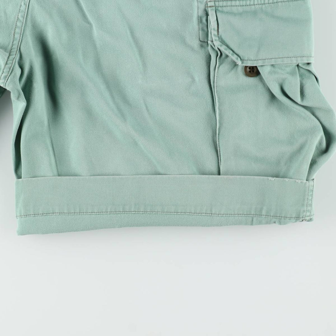 Ralph Lauren POLO by Ralph Lauren cargo shorts, short pants, men's size w36 cotton Mint green Vintage Second Hand