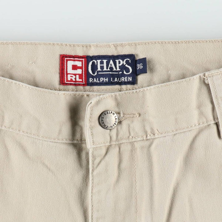 Ralph Lauren CHAPS Cargo Shorts, Men's Size W36 (approx.) cotton Beige type Vintage Second Hand