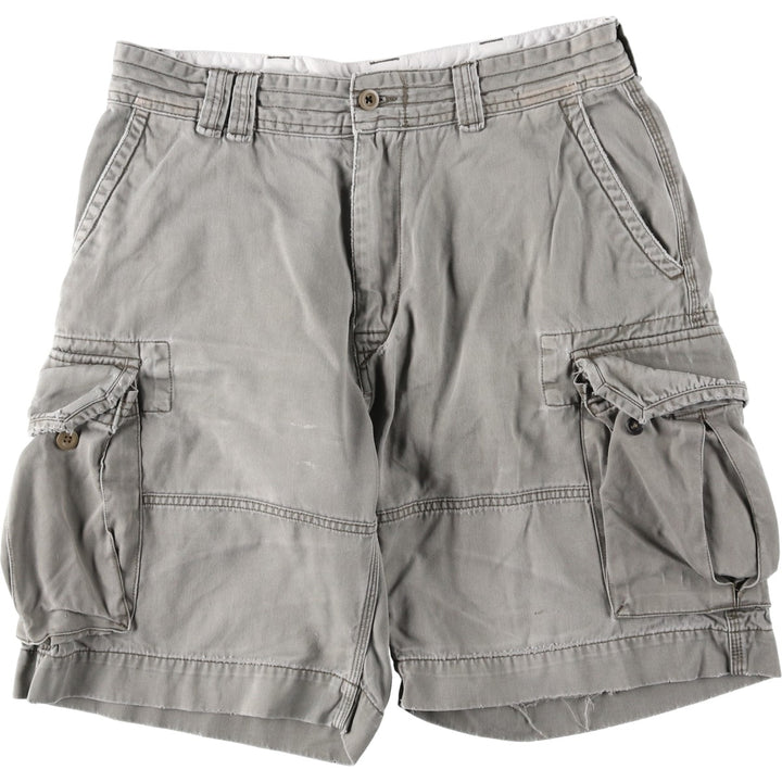 Ralph Lauren POLO by Ralph Lauren cargo shorts, short pants, men's size w34 cotton gray type Vintage Second Hand