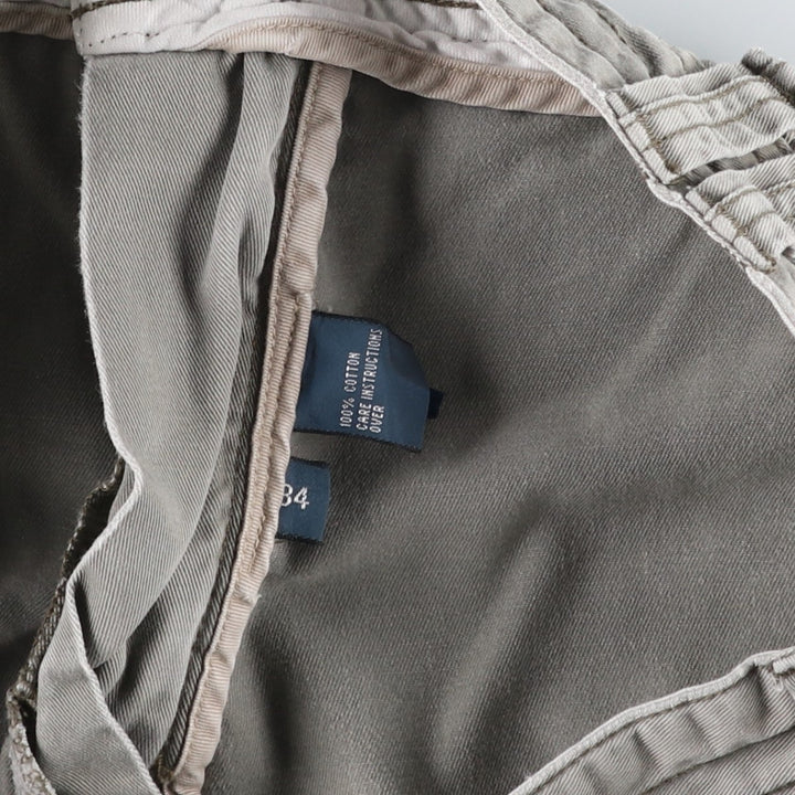 Ralph Lauren POLO by Ralph Lauren cargo shorts, short pants, men's size w34 cotton gray type Vintage Second Hand