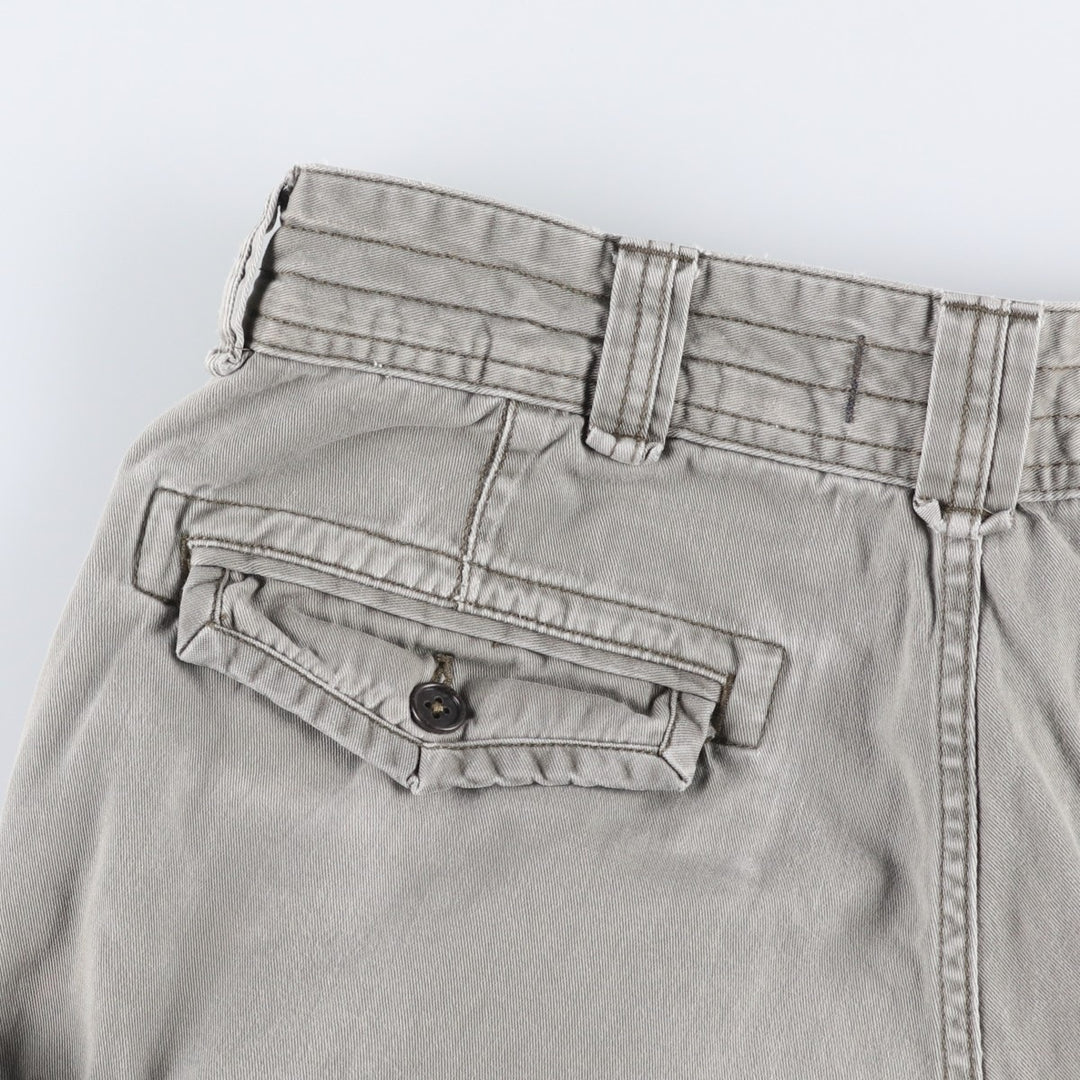 Ralph Lauren POLO by Ralph Lauren cargo shorts, short pants, men's size w34 cotton gray type Vintage Second Hand