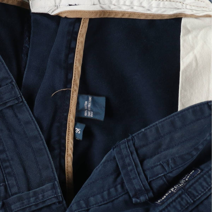 Ralph Lauren POLO by Ralph Lauren cargo shorts, short pants, men's w37 equivalent cotton navy blue type Vintage Second Hand