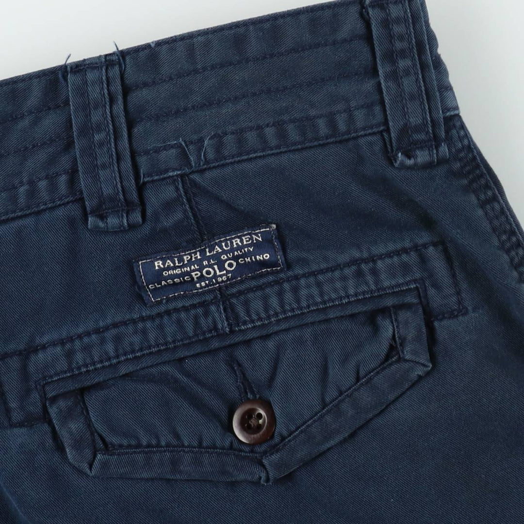 Ralph Lauren POLO by Ralph Lauren cargo shorts, short pants, men's w37 equivalent cotton navy blue type Vintage Second Hand