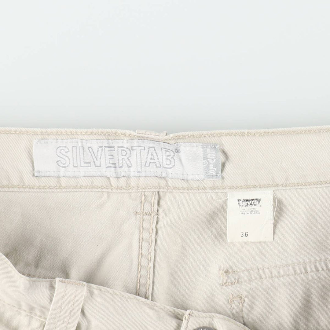 Levi's SILVER TAB Cargo Shorts, Men's Size W36 (approx.) cotton Beige type Vintage Second Hand